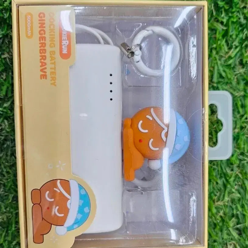 [BUNJANG] Cookie Run Brave Power Bank with Eternal/Silent Cards and Crème Brûlée Soul Stone / 쿠키런 용감한 보조배터리 + 이터널/사일런트 카드 + 크림브륄레 영혼석