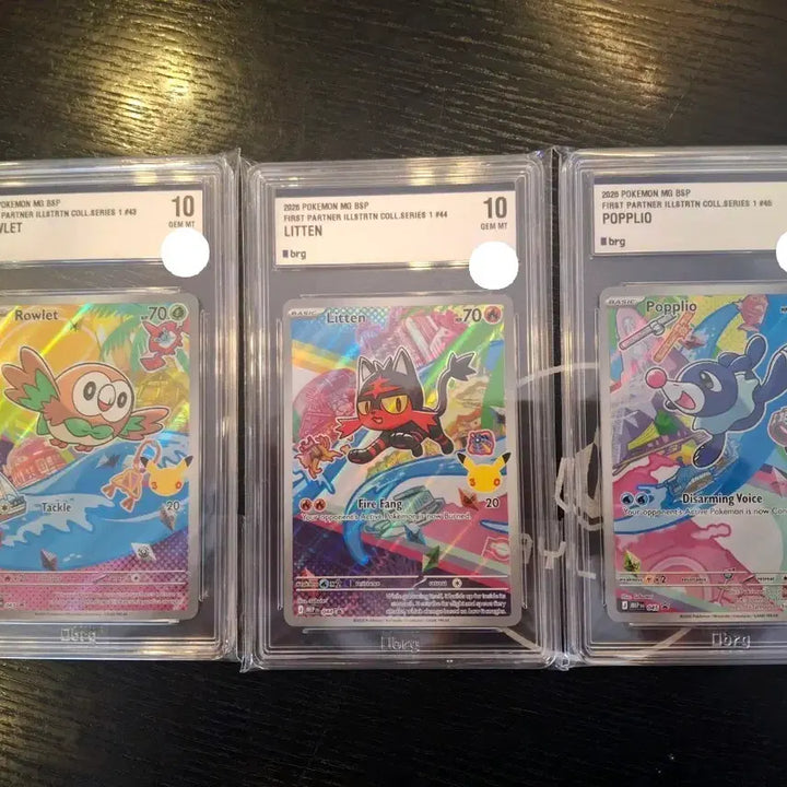 [BUNJANG] Pokemon First Partner Cards North America Edition Graded Bundle Set / 포켓몬카드 퍼스트파트너 북미판 등카