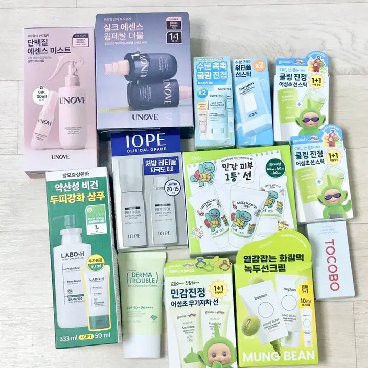 [BUNJANG] Allure Cosmetics Bundle: Sunscreen, Hair Essence, Sunstick / 새상품 기획  올영 화장품 선크림 어노브 헤어에센스 비플레인 선스틱 구달