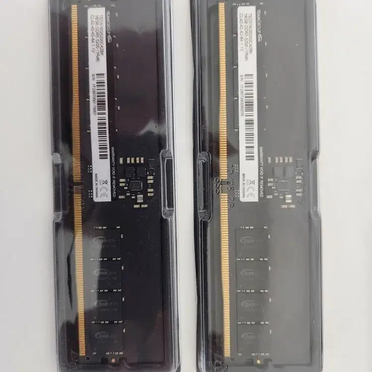 [BUNJANG] Teamgroup DDR5 16GB 5200MHz RAM (2x 16GB) / 팀그룹 DDR5 16GB 5200MHz RAM 2개