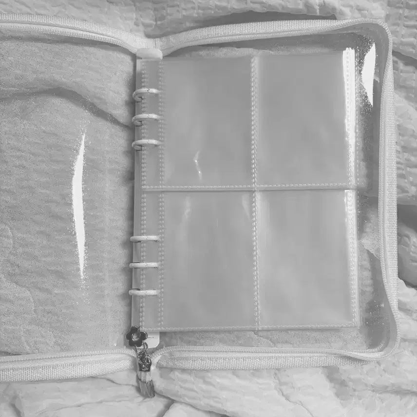 [BUNJANG] 6-Ring Photocard Binder White / 6공 포카바인더 화이트 흰색