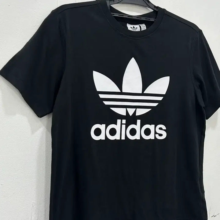 [BUNJANG] Adidas Trefoil Big Logo T-Shirt Black / [XS] 아디다스 트레포일 반팔티 빅로고 블랙