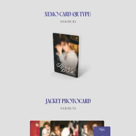 [BUNJANG] Park Jihoon Mini 7th Album Blank or Black Nemo Album Version / 박지훈 미니7집 네모 앨범 ver