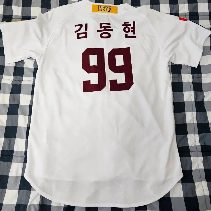 [BUNJANG] Kiwoom Heroes 2023 Home Premium Uniform Kim Dong-hyun Marked (Size 100/L) / 키움 히어로즈 2023 홈 고급형 유니폼 김동현 마킹 (100 L)