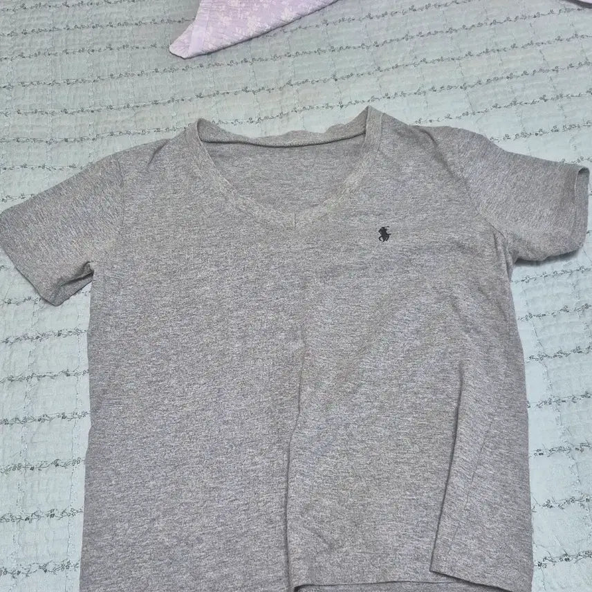 [BUNJANG] Polo Ralph Lauren Basic Short Sleeve T-Shirt Grey / 폴로 랄프로렌 기본 반팔티 그레이