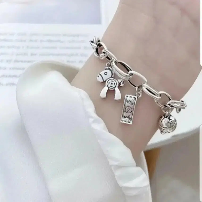 [BUNJANG] Money Charm Sterling Silver Bracelet (New) / 머니 참 은팔찌(새상품)인기상품
