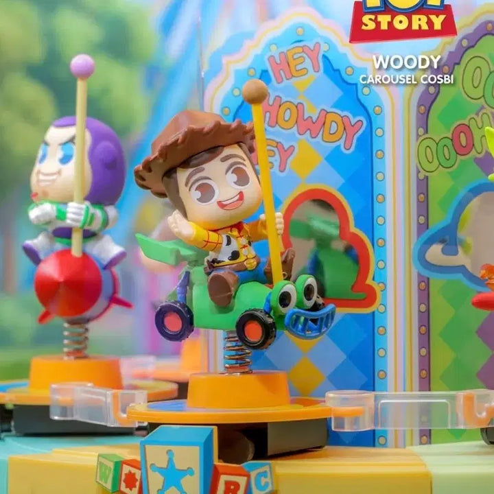 [BUNJANG] Disney Pixar Toy Story Carousel Woody Figure / 토이스토리 회전 목마 코스비(우디)