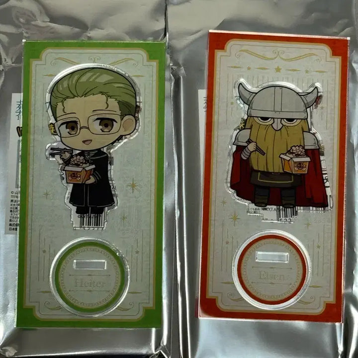 [BUNJANG] Sousou no Frieren Acrylic Stand (Heiter &amp; Eisen) Bundle Set / 장송의 프리렌 아크릴 스텐드 하이터 아이젠 일괄 바쿠탄 콜라보