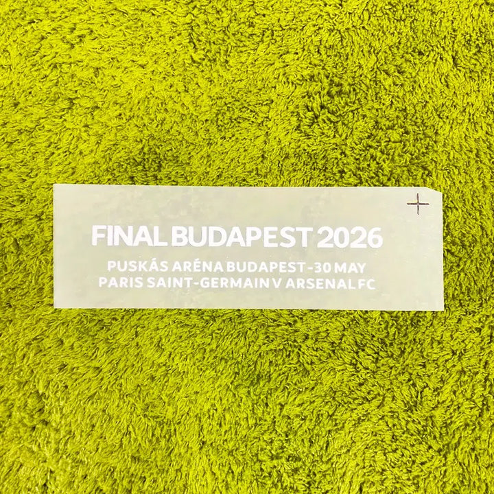 [SOLD OUT] 25-26 UEFA 챔스 아스날 결승 MDT 패치 축구 파이널 유니폼
