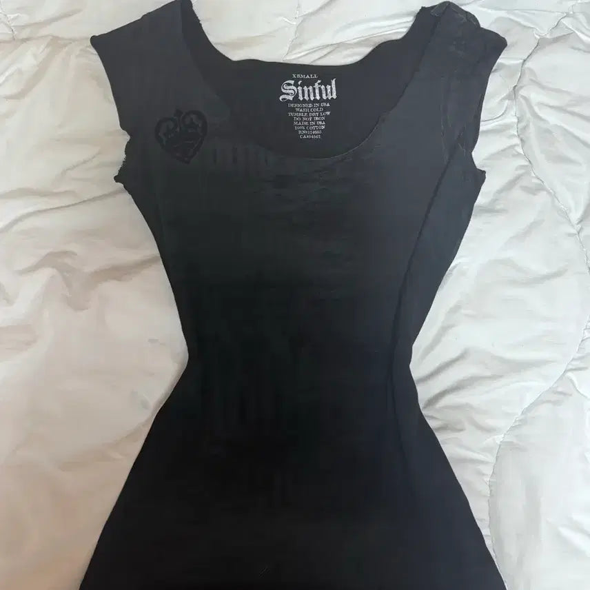 [BUNJANG] Shop502 Gothic Wing T-Shirt / Shop502 샵오공이 고스 날개 티