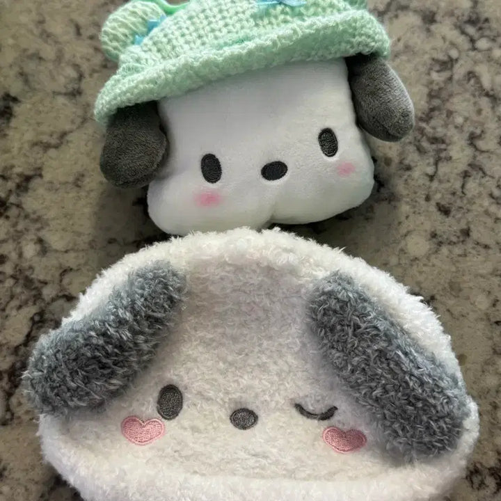 [BUNJANG] Sanrio Pochacco Coin Pouch &amp; Mirror Pouch Set / 일본 정품 포차코 동전지갑, 거울 파우치 세트