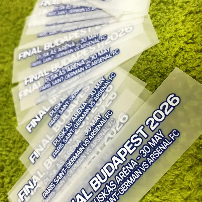 [SOLD OUT] 25-26 UEFA 챔스 파리생제르맹 결승 MDT 패치 축구 PSG 우승