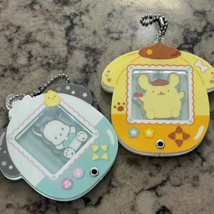 [BUNJANG] Pom-Pom &amp; Pocha Shakashaka Charm Set / 폼푸 포차 샤카샤카 키링 일괄
