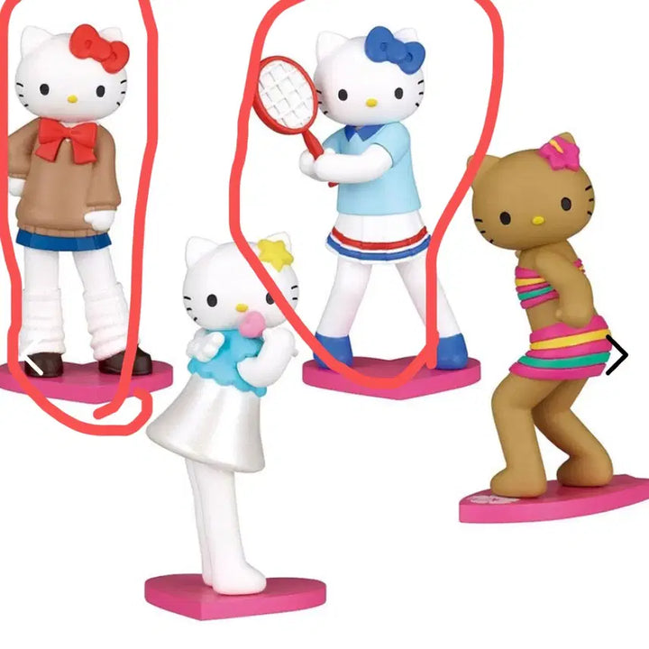 [BUNJANG] Hello Kitty Style Up Long Leg Gacha Sealed Bundle Set / 헬로키티 스타일업 롱다리 가챠 미개봉품 일괄