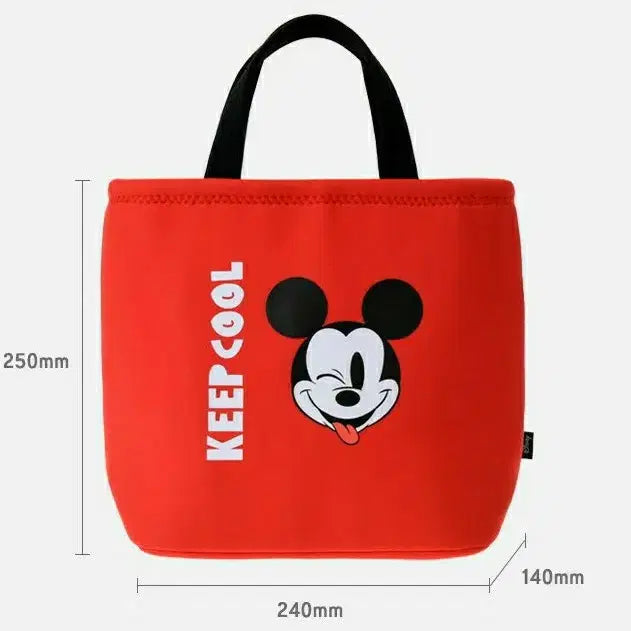 [BUNJANG] Disney Mickey Mouse Insulated Bag Cooler / 디즈니,미키,보냉백,아이스박스,새제품