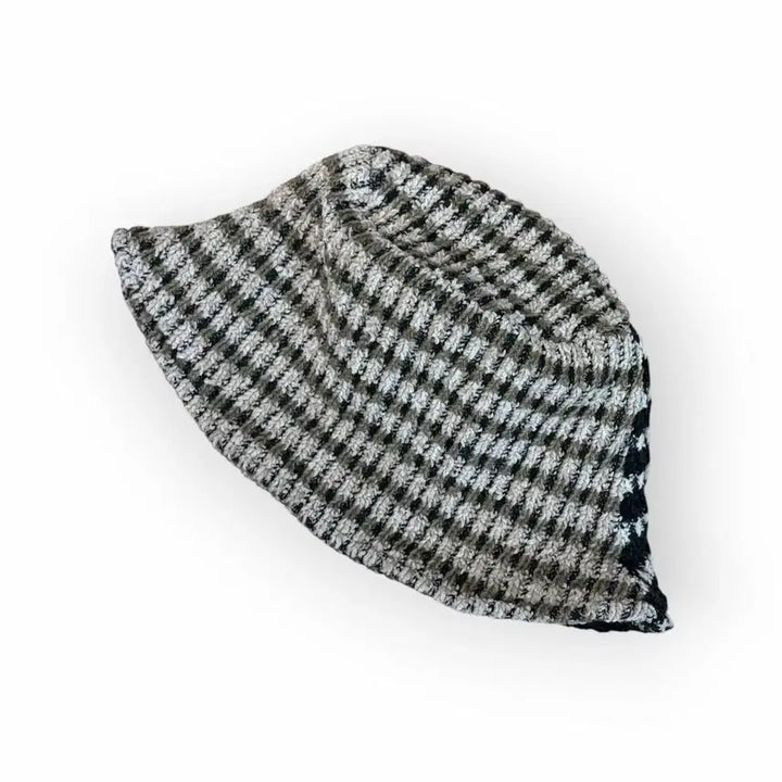 [SOLD OUT] 앤더슨벨 니트 버킷햇 블랙/베이지