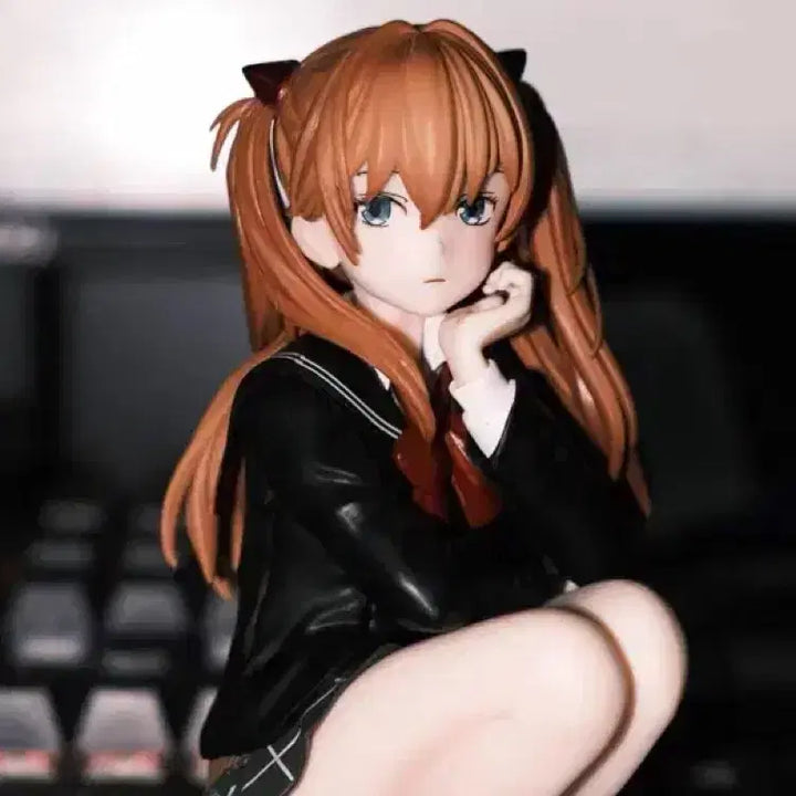 [BUNJANG] Asuka School Uniform Noodle Stopper Figure (Sealed) / 개봉) 아스카 교복 누들스토퍼 피규어