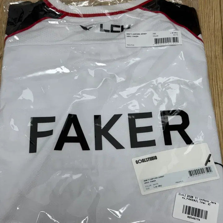 [BUNJANG] T1 2026 Faker Jersey Ver.2 L Size / 2026 T1 티원 유니폼 Ver.2 페이커마킹 L사이즈 미개봉