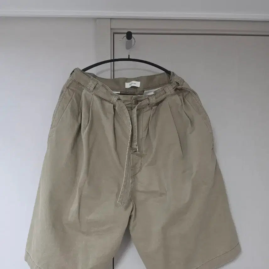[SOLD OUT] [6]26ss브라운야드 벨티드 하프 팬츠 다크 베이지