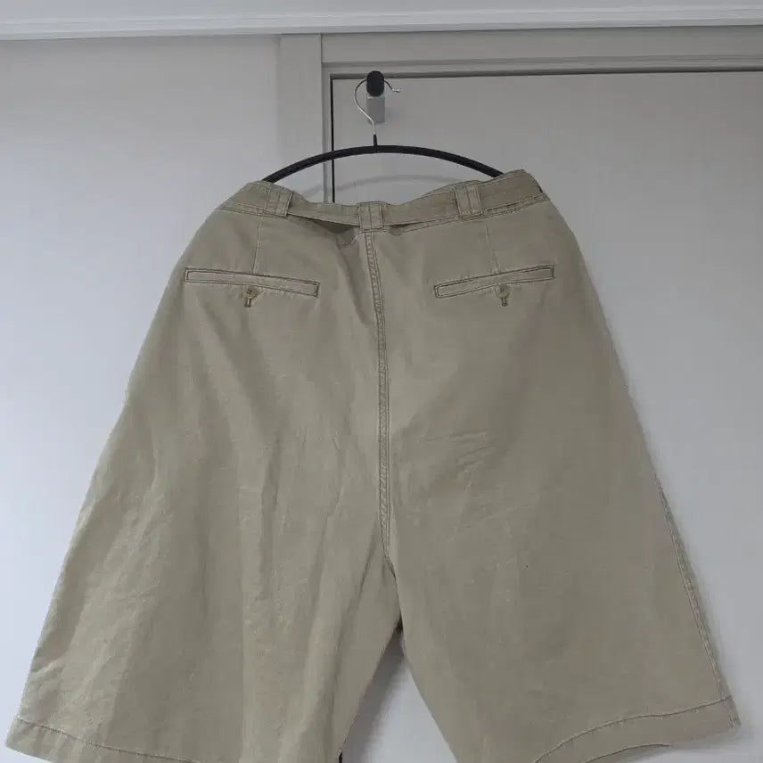 [SOLD OUT] [6]26ss브라운야드 벨티드 하프 팬츠 다크 베이지