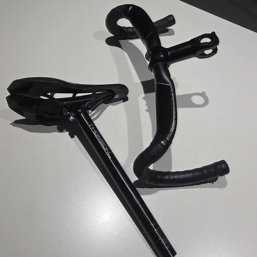 [BUNJANG] Shimano Pro Stealth Saddle, Thomson Elite Seatpost, Thomson 2-Bolt Stem / 탐슨 스템,싯포스트,시마노 프로 스텔스 안장