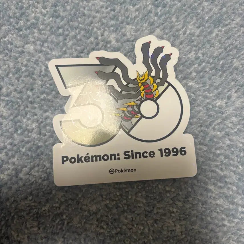 [BUNJANG] Pokemon 30th Anniversary Giratina Sticker / 포켓몬스터 30주년 스티커 기라티나