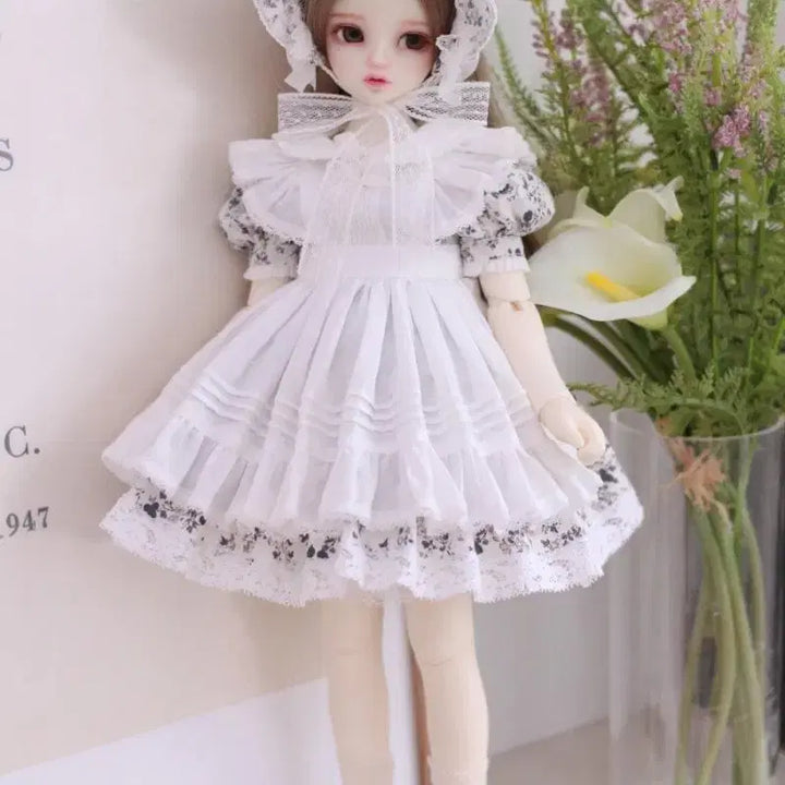 [BUNJANG] Arpej MSD Mary &amp; Dry Flower Dress Set / 아르페지 MSD 메리 앤 드라이플라워 판매 (bjd, 구체관절인형)
