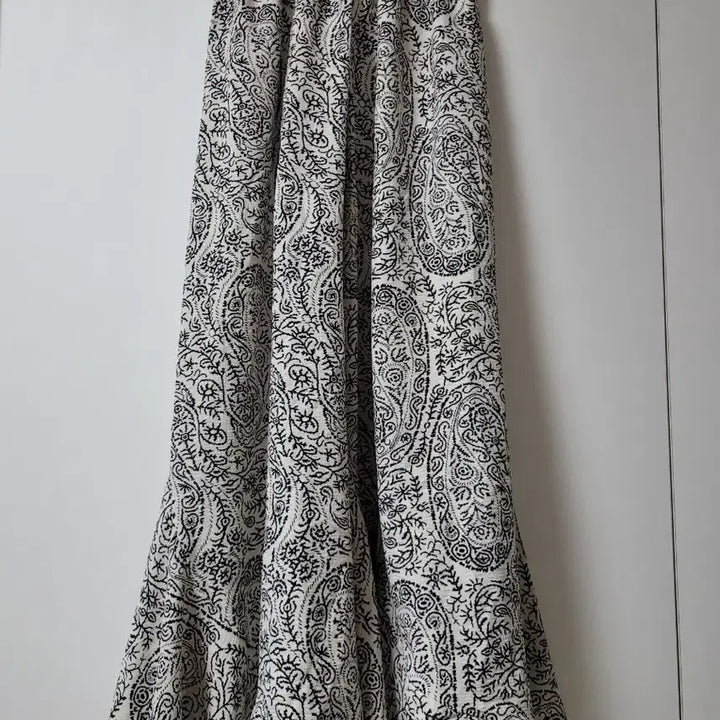 [BUNJANG] Paisley Pattern Banding Long Skirt / 밴딩 페이즐리 패턴 롱 스커트