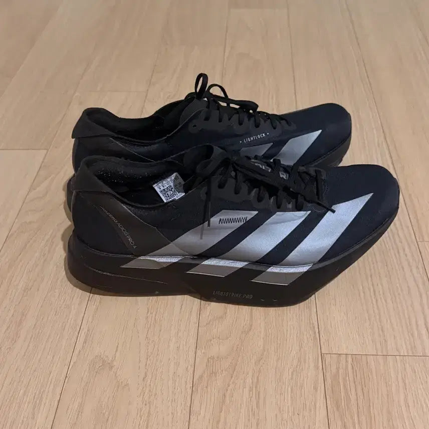 [BUNJANG] Adidas Adizero Pro 4 Running Shoes - Black/Silver (New) / 아디제로 프로4 270 블랙실버(새상품)