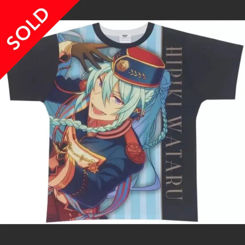 [BUNJANG] Ensemble Stars Hibiki Wataru Ogiin T-Shirt / 앙스타 히비키 와타루 오기인 티셔츠