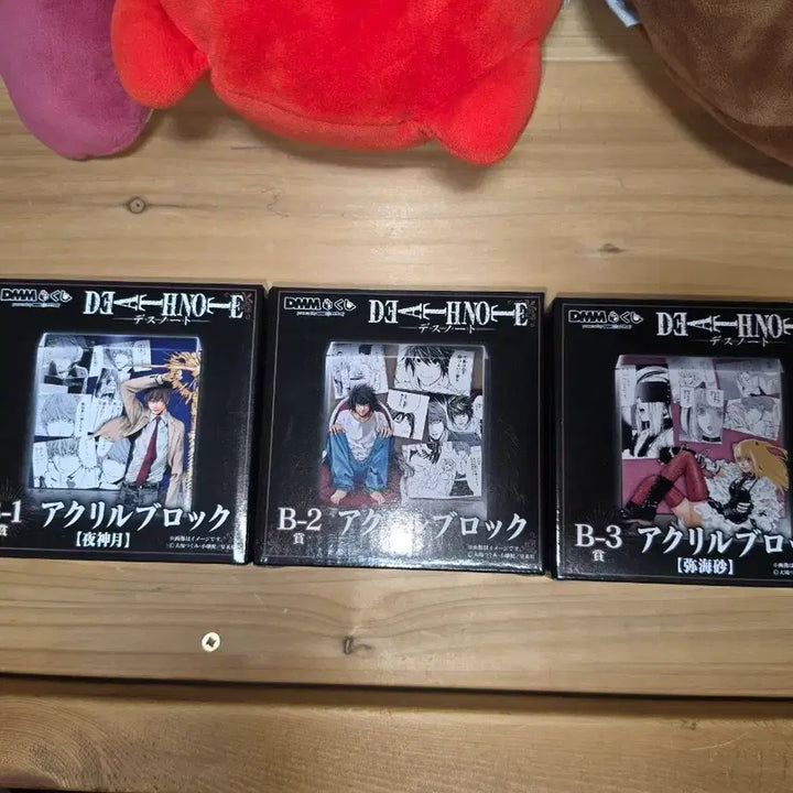 [BUNJANG] Death Note DMM Lottery B Prize Acrylic Block B-1, B-2, B-3 Bundle Set / 데스노트 DMM쿠지 B상 아크릴 블록 B-1 B-2 일괄