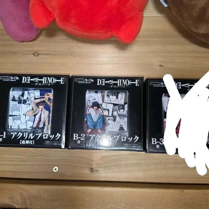 [BUNJANG] Death Note DMM Lottery B Prize Acrylic Block B-1, B-2, B-3 Bundle Set / 데스노트 DMM쿠지 B상 아크릴 블록 B-1 B-2 일괄