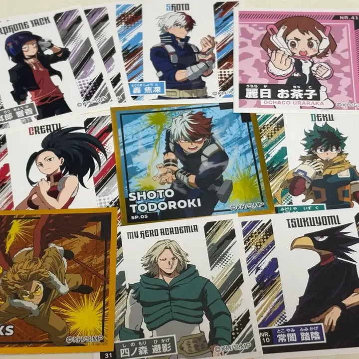 [BUNJANG] My Hero Academia Izuku Midoriya Merchandise Bundle / (8/10까지 판매) 히로아카 나히아 카드류/지류/캔뱃지 등등 일괄판매 미도리야