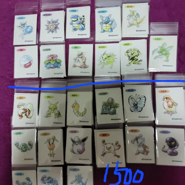 [BUNJANG] Pokemon 30th Anniversary Stickers / 포켓몬 띠부씰 신상 30주년 판매