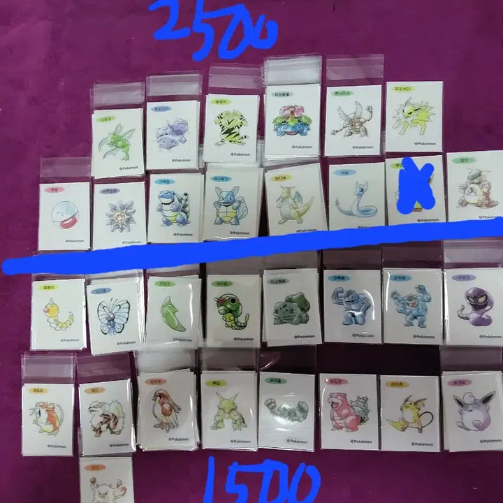 [BUNJANG] Pokemon 30th Anniversary Stickers / 포켓몬 띠부씰 신상 30주년 판매