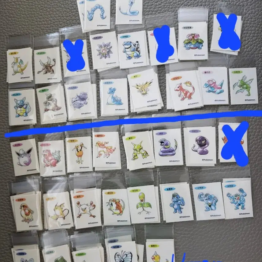 [BUNJANG] Pokemon 30th Anniversary Stickers / 포켓몬 띠부씰 신상 30주년 판매