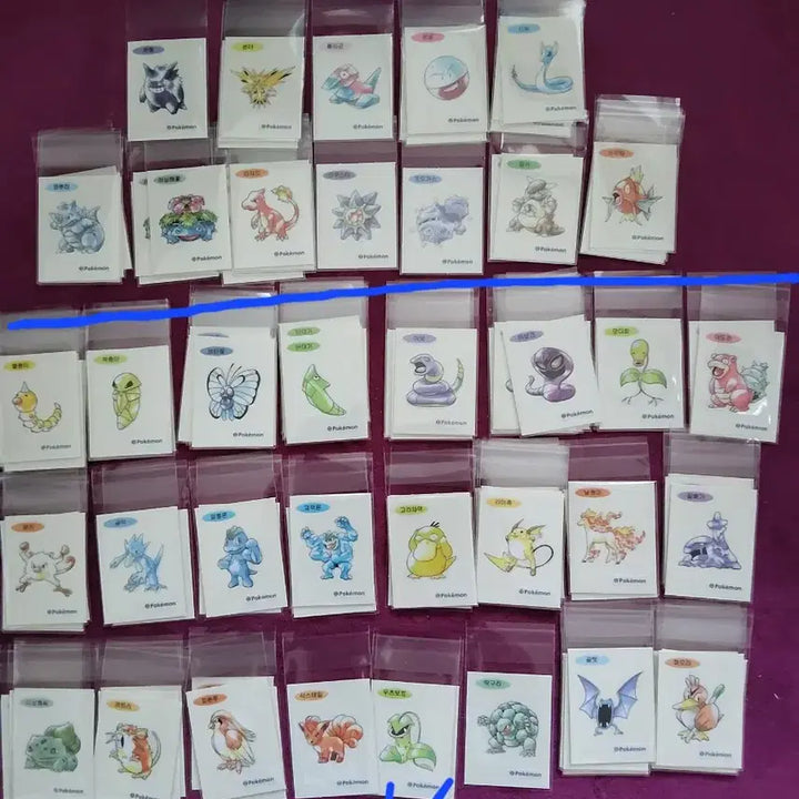 [BUNJANG] Pokemon 30th Anniversary Stickers / 포켓몬 띠부씰 신상 30주년 판매
