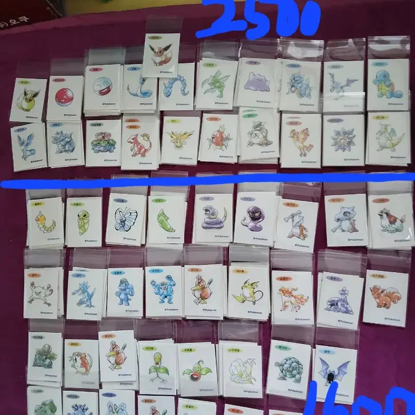 [BUNJANG] Pokemon 30th Anniversary Stickers / 포켓몬 띠부씰 30주년 신상  판매