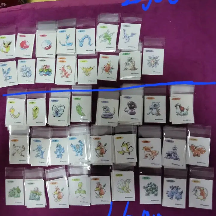 [BUNJANG] Pokemon 30th Anniversary Stickers / 포켓몬 띠부씰 30주년 신상  판매