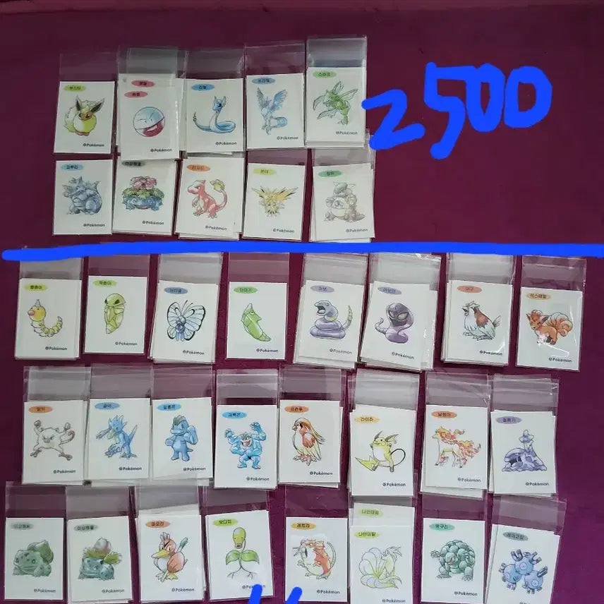 [BUNJANG] Pokemon 30th Anniversary Stickers / 포켓몬 띠부씰 30주년 신상  판매
