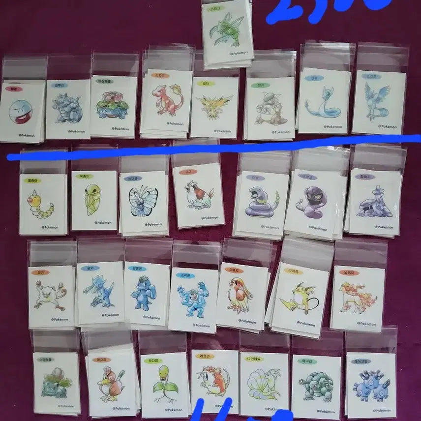 [BUNJANG] Pokemon 30th Anniversary Stickers / 포켓몬 띠부씰 30주년 신상  판매