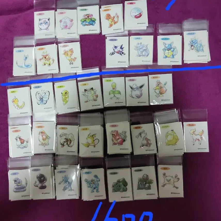 [BUNJANG] Pokemon 30th Anniversary Stickers / 포켓몬 띠부씰 30주년 신상  판매