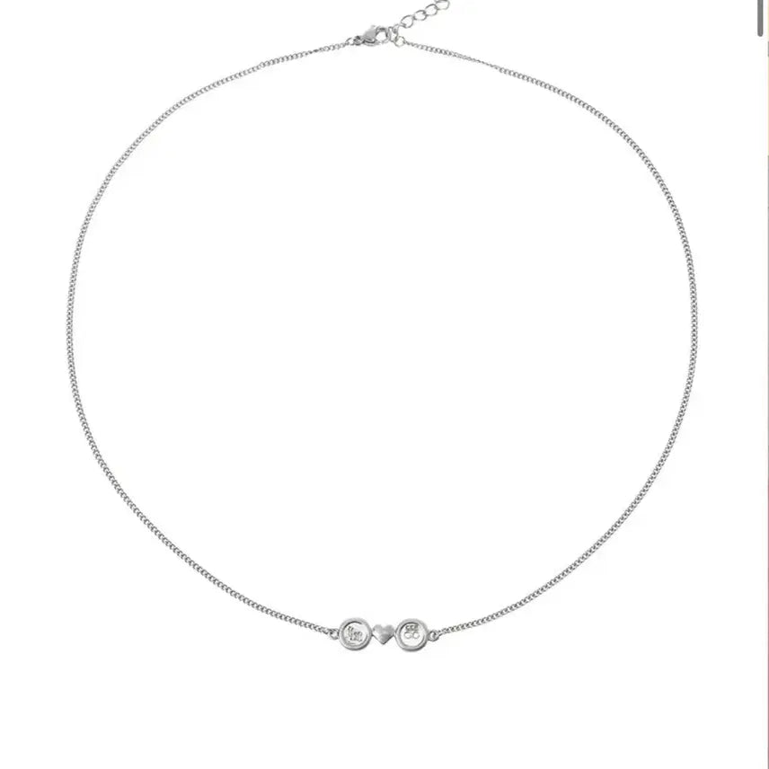 [BUNJANG] 3Times Love Button Necklace / 쓰리타임즈 러브 버튼 네크리스 목걸이