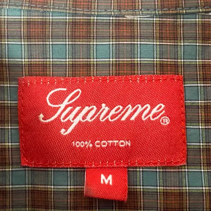 [BUNJANG] Supreme 19SS Plaid S/S Shirt Mint / (M)슈프림 19SS 플레이드 S/S Shirt 민트