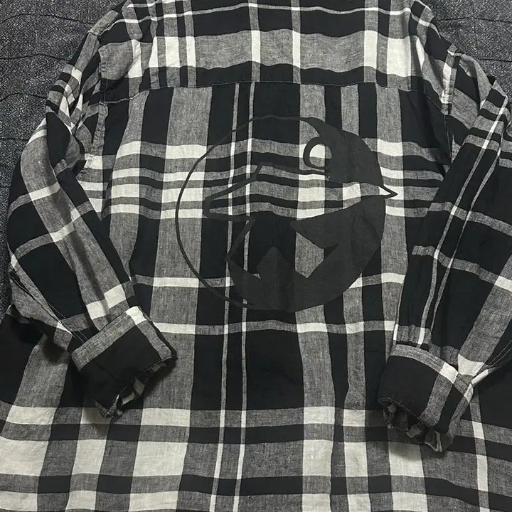[BUNJANG] Stussy x Our Legacy Workshop Borrowed Shirt Bold Check Linen / 스투시 x 아워레가시 워크샵 보로우드 셔츠 볼드 체크 리넨