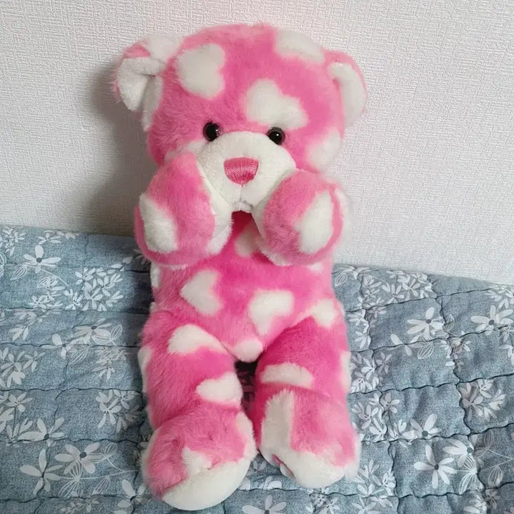 [BUNJANG] Build-A-Bear Heart Bear Plush Vintage Doll / 빌드어베어 하트 곰 인형 build a bear 빈티지 고전 인형