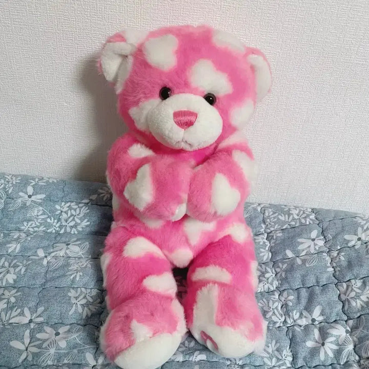 [BUNJANG] Build-A-Bear Heart Bear Plush Vintage Doll / 빌드어베어 하트 곰 인형 build a bear 빈티지 고전 인형