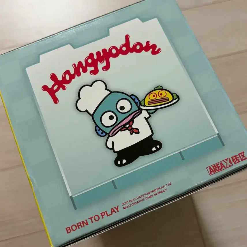 [BUNJANG] Sanrio Hangyodon Holiday Ocean Restaurant Block House Building Set / Area 한교동 홀리데이 오션 레스토랑 팝업 스토어 블록 하우스