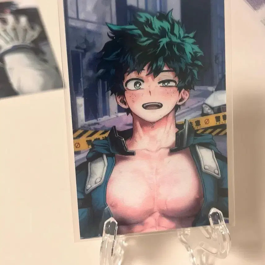 [BUNJANG] My Hero Academia Izuku Midoriya Deku Paper Lenticular Postcard Mini Poster / 히로아카 미도리야이즈쿠 데쿠 지류렌티큘러엽서미니포스터 비공굿 비공식굿즈