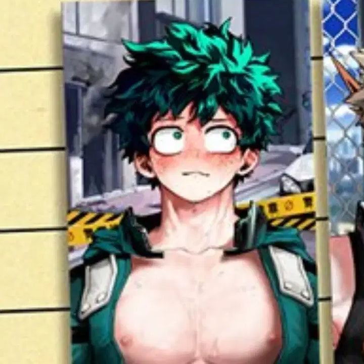 [BUNJANG] My Hero Academia Izuku Midoriya Deku Paper Lenticular Postcard Mini Poster / 히로아카 미도리야이즈쿠 데쿠 지류렌티큘러엽서미니포스터 비공굿 비공식굿즈